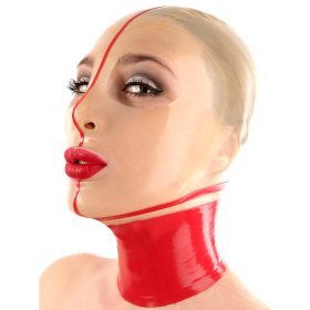 Gummi Rubber Mask with Stockings Look