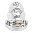 (image for) Snake Premium Metal Chastity Cage - Short
