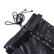 (image for) Full Wrap Kinky Leather Leg Binder