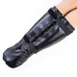 Full Wrap Kinky Leather Leg Binder