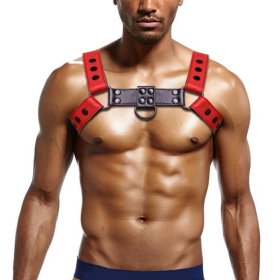 Classic Bulldog Leather Chest Harness