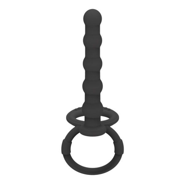 (image for) Cock & Ball Ring with Anal Beads