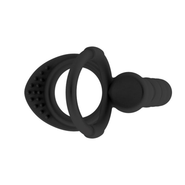 (image for) Cock & Ball Ring with Anal Beads