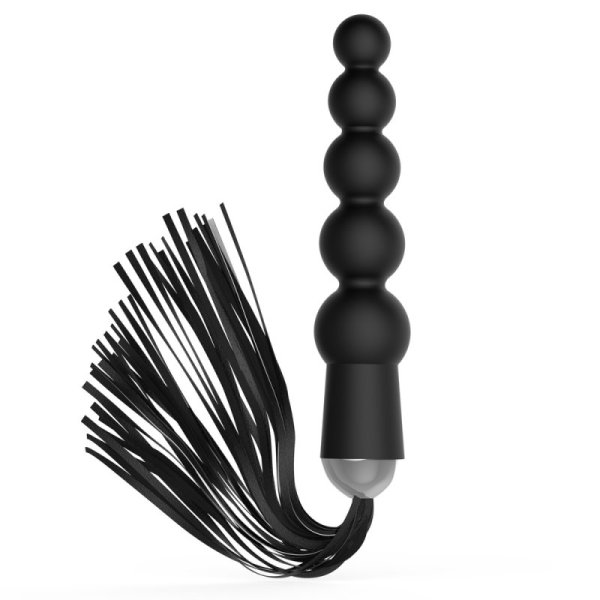 (image for) Silicone Anal Beads With Whip