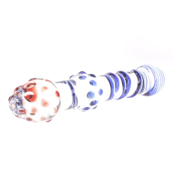 (image for) Frost Double Head Glass Anal Plug
