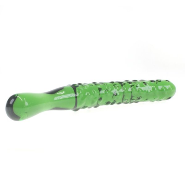 (image for) Green Glass Butt Plug