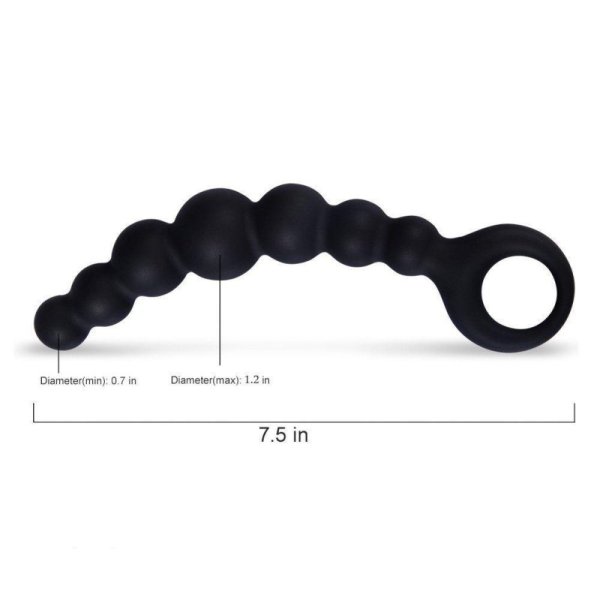 (image for) Butt Plug Anal Beads with Safe Pull Ring