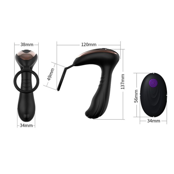 (image for) Prostate Vibrator With Cock Ring