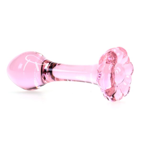(image for) Pink Glass Butt Plug