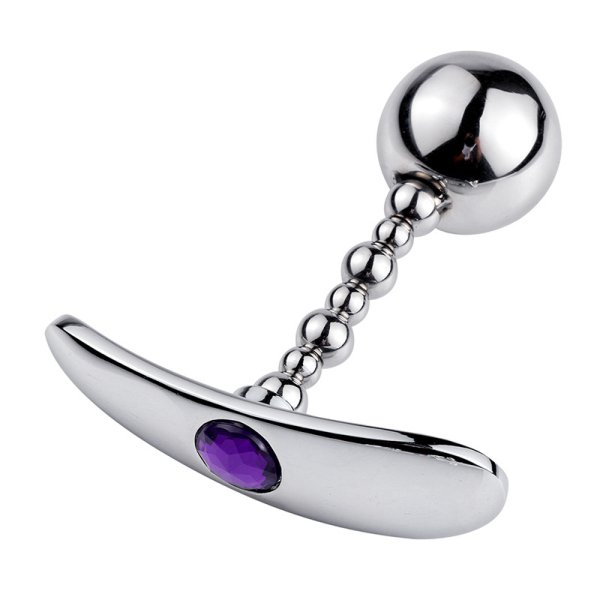 (image for) Bendable One Ball Steel Butt Plug