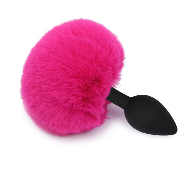 (image for) Ball Tail Silicone Anal Plug - Black