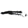 (image for) Heart Glass Dildo With Whip