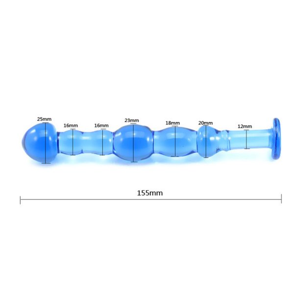 (image for) Glass Anal Sex Plug