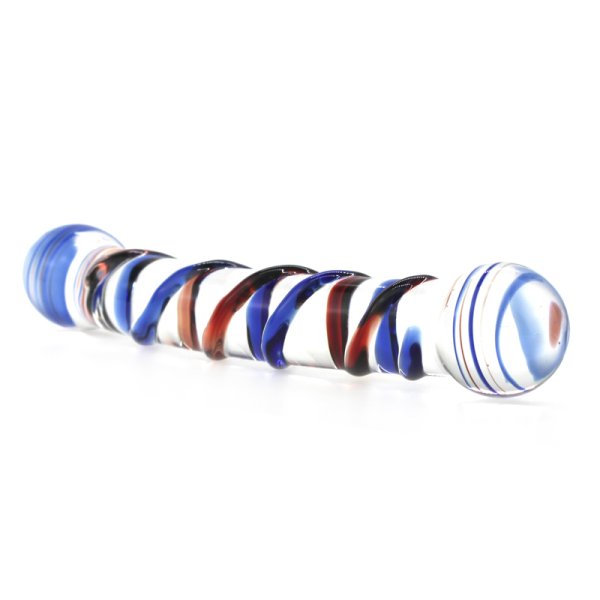 (image for) Colorful Enchanting Double Ended Glass Dildo