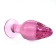(image for) Pink Glass Butt Plug