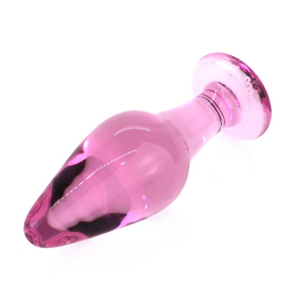 (image for) Pink Glass Butt Plug