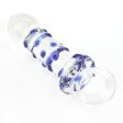 (image for) Blue Bead Glass Butt Plug