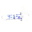 (image for) Blue Bead Glass Butt Plug