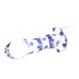 (image for) Blue Bead Glass Butt Plug
