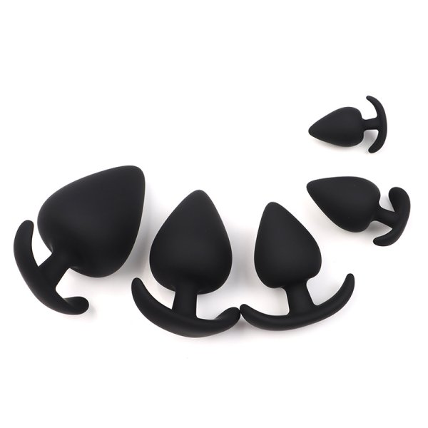 (image for) Silicone Anal Pleasure Plug - 5 Size