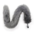 (image for) Lengthened Fox Tail Metal Anal Plug