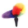 (image for) Colorful Fox Tail Silica gel Anal Plug