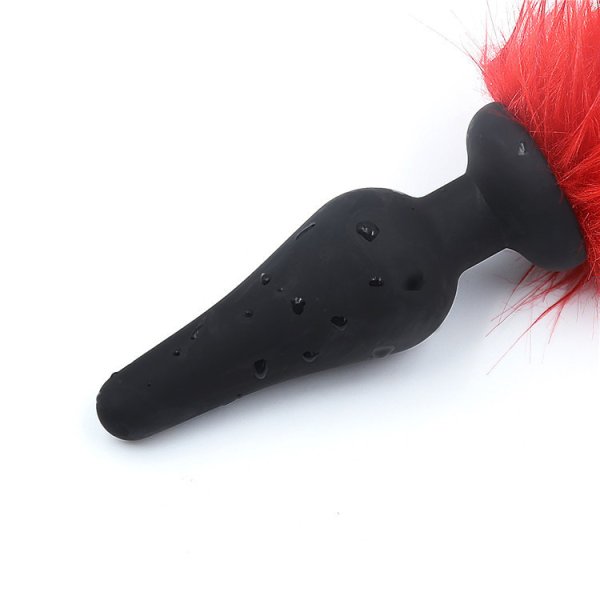 (image for) Colorful Fox Tail Silica gel Anal Plug