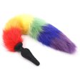 (image for) Colorful Fox Tail Silica gel Anal Plug