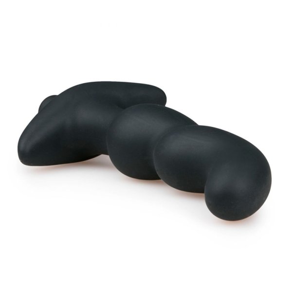 (image for) Silicone Wavy Vibrating Butt Plug