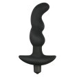 (image for) Silicone Wavy Vibrating Butt Plug