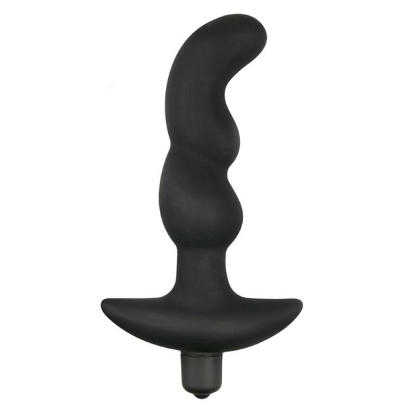 (image for) Silicone Wavy Vibrating Butt Plug