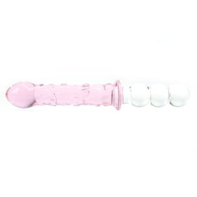 Double Head Glass Butt Plug