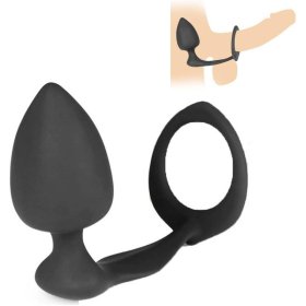 Male Butt Plug With Cock Ring