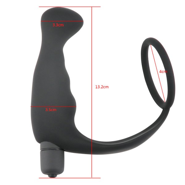 (image for) Cock Ring and Anal Prostate Massager Combo