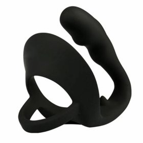 Erection Enhancing Cock Ring and Anal Plug Combo