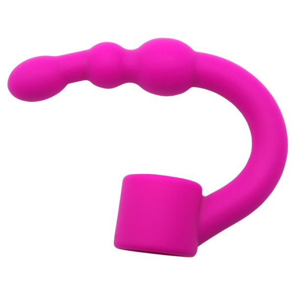 (image for) Shaft Ring With Flexible Beaded Anal Plug