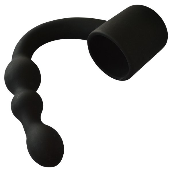 (image for) Shaft Ring With Flexible Beaded Anal Plug