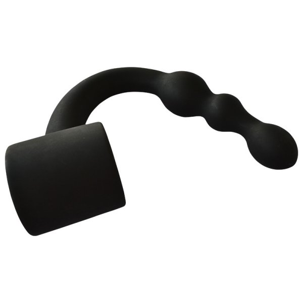 (image for) Shaft Ring With Flexible Beaded Anal Plug