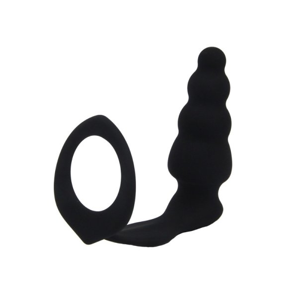 (image for) Anal Butt Plug with Penis Cock Ring