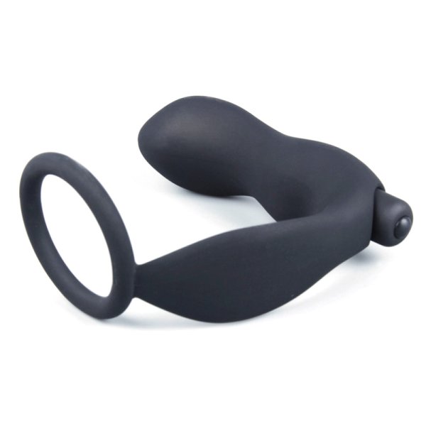 (image for) Vibrating Anal Plug with Cockring Ring