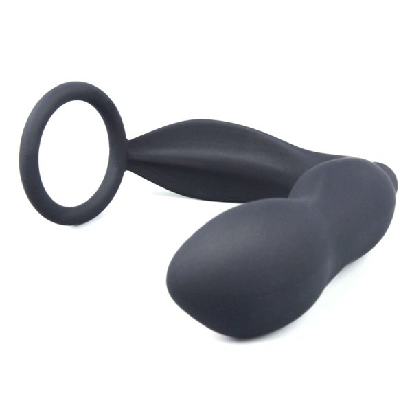 (image for) Vibrating Anal Plug with Cockring Ring