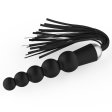 (image for) Silicone Anal Beads With Whip