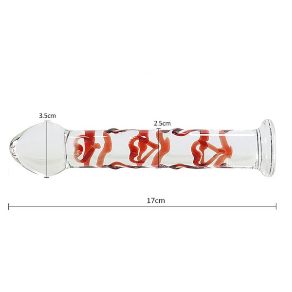 (image for) Heart Glass Butt Plug