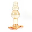 (image for) Three Ball Glass Anal Plug