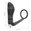 (image for) Cock Ring Vibration Anal Plug Combo