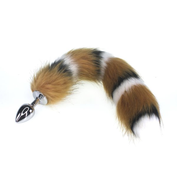 (image for) Interphase Fox Tail Metal Butt Plug