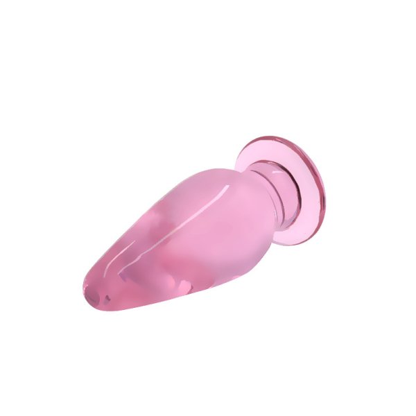 (image for) Pink Lady Glass Butt Plug