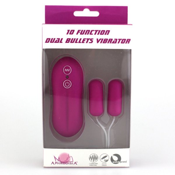 (image for) 10 Function Dual Bullets Vibrator