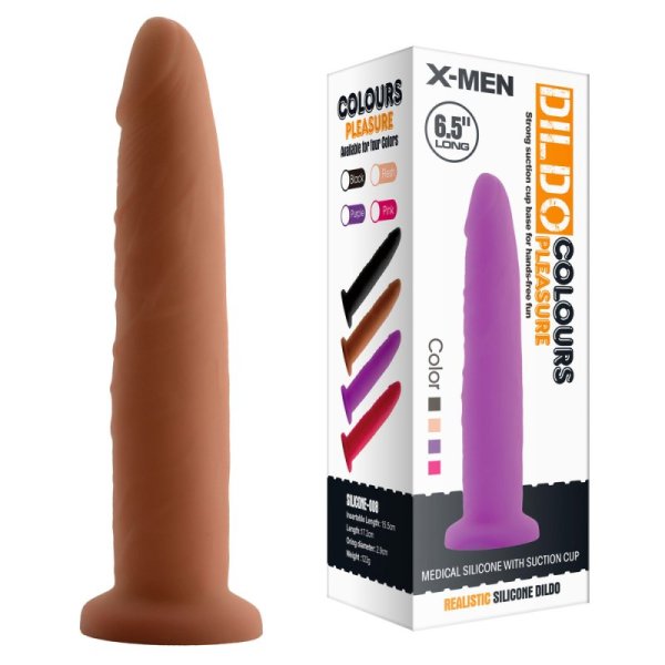 (image for) Liquid Silicone Colours Dildo Pleasure - 6.8"