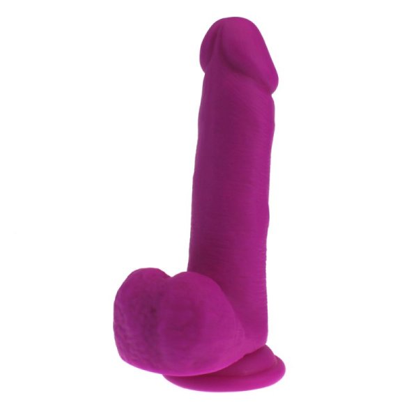 (image for) Liquid Silicone Colours Dildo Pleasure - 7.5"